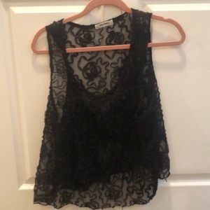 Free people rose lace top